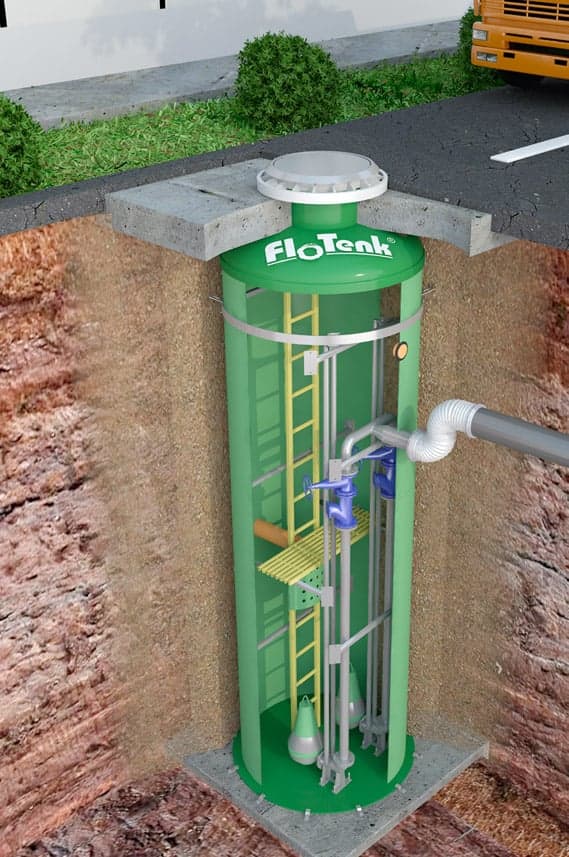 КНС под проезжую часть