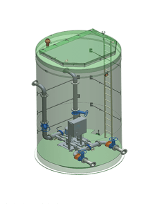 Подземная станция повышения давления воды
